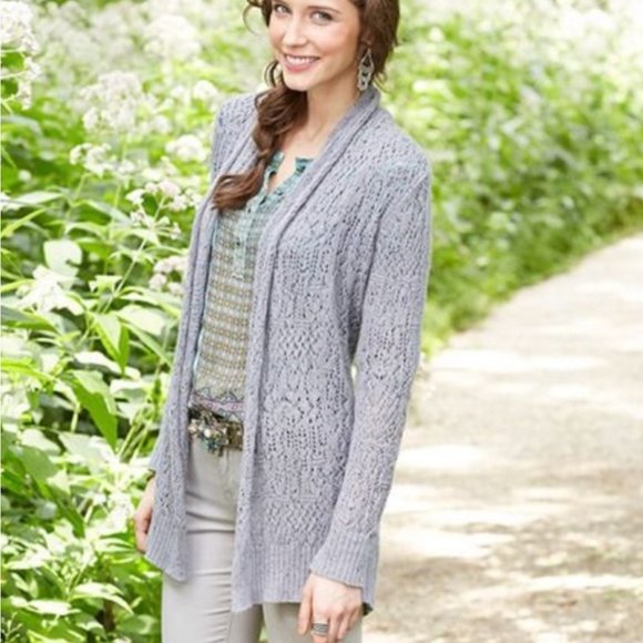 Matilda Jane Pixie Dust Cardigan Duster Wool Blend Sweater szM - Picture 9 of 9